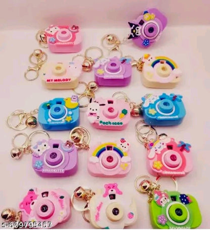 Cute Cartoon Camera Keychain