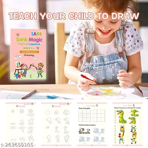 Magic Practice Copy Book for Kids
