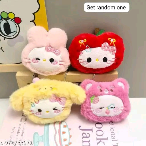Mini Plush Keychain (Random Design) 1 piece