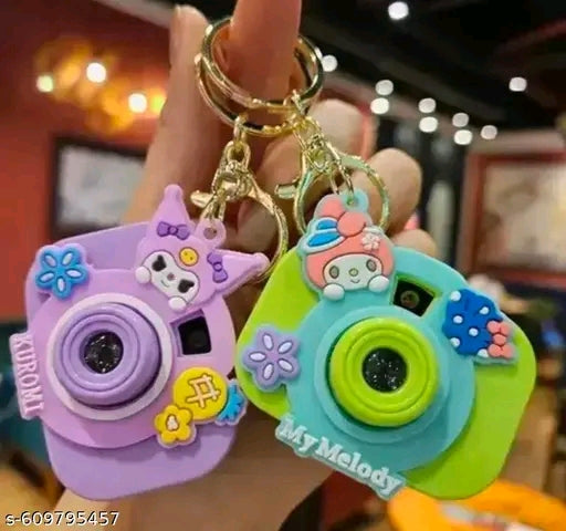 Cute Cartoon Camera Keychain