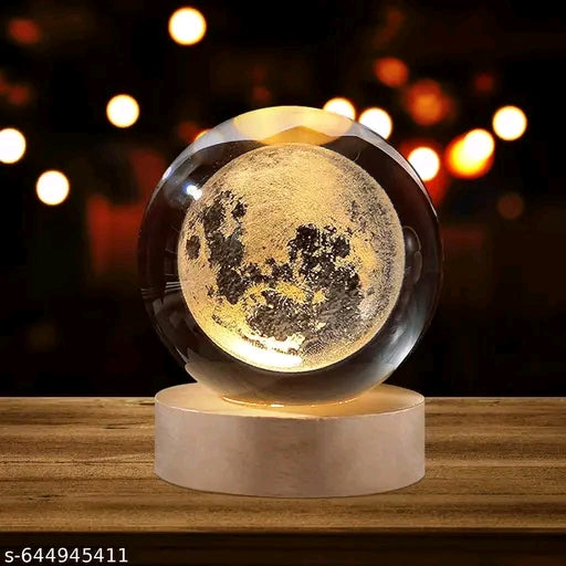 3D Crystal Moon Lamp