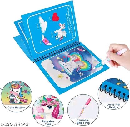 Kid's Magic Water Coloring Books 4 Books 4 pens