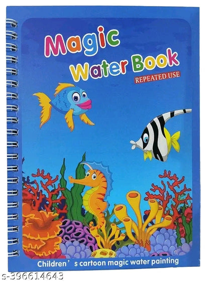 Kid's Magic Water Coloring Books 4 Books 4 pens