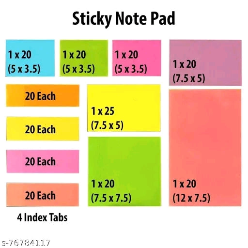 Sticky Notes & Page Markers Binder Pack