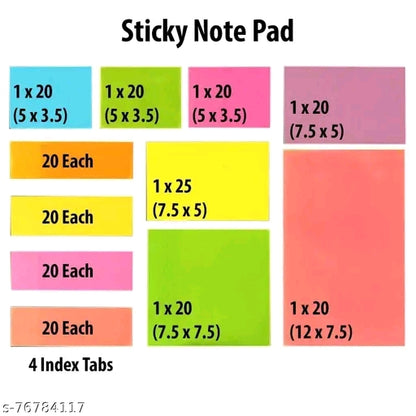 Sticky Notes & Page Markers Binder Pack