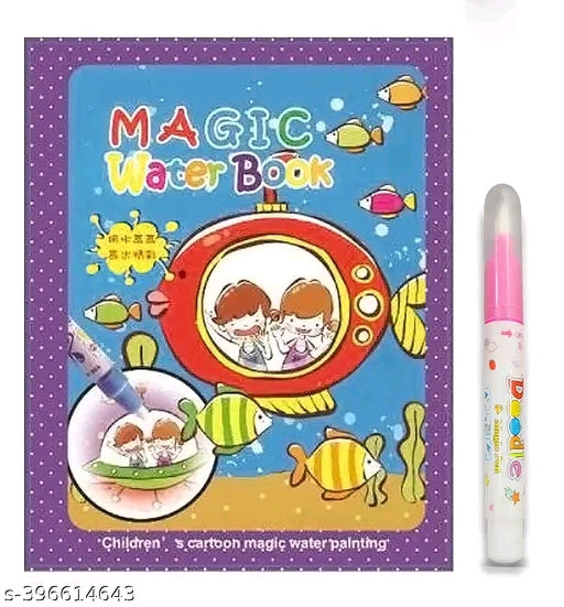 Kid's Magic Water Coloring Books 4 Books 4 pens